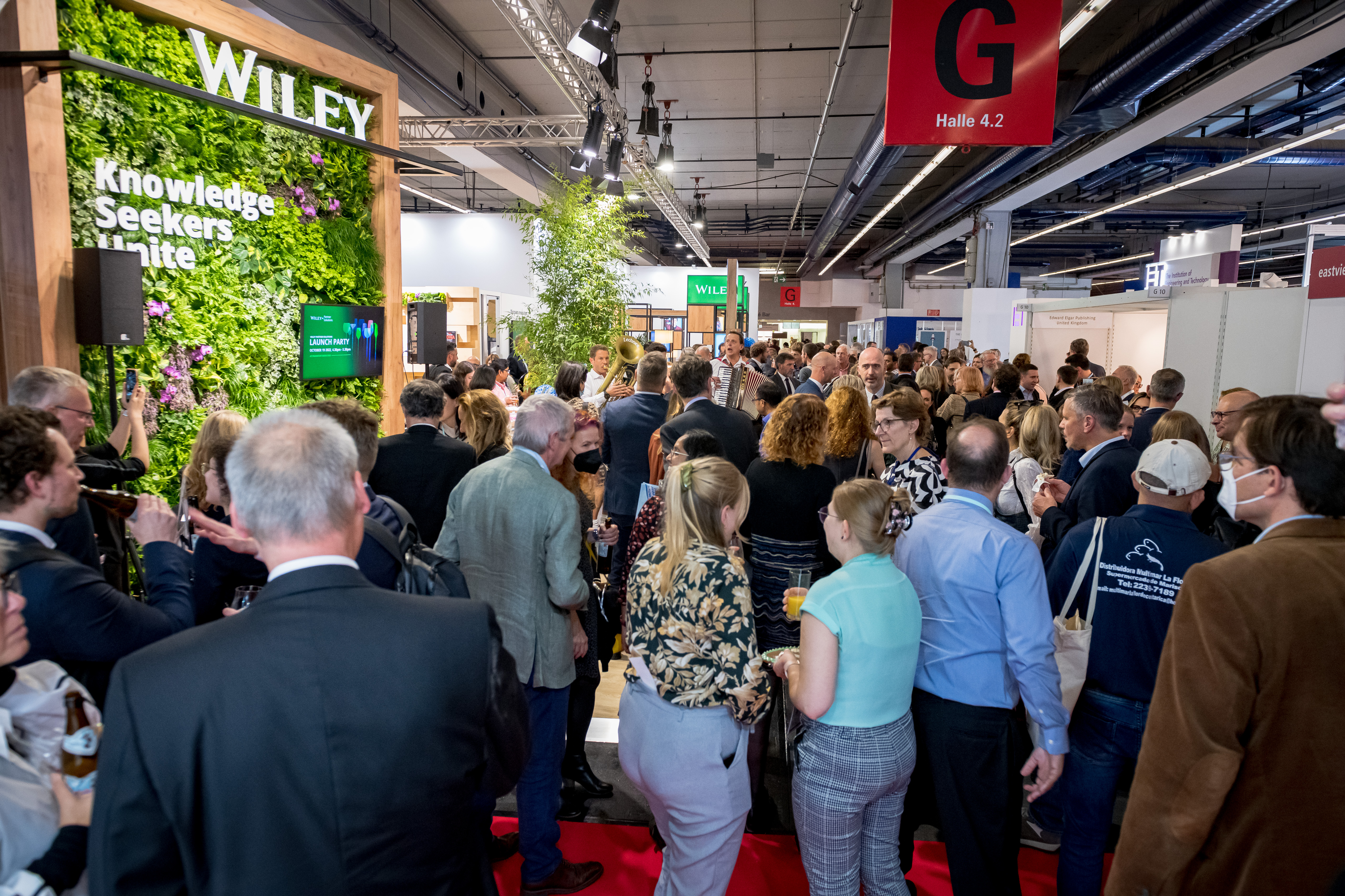 The Wiley Stand at the 2022 Frankfurt bookfair