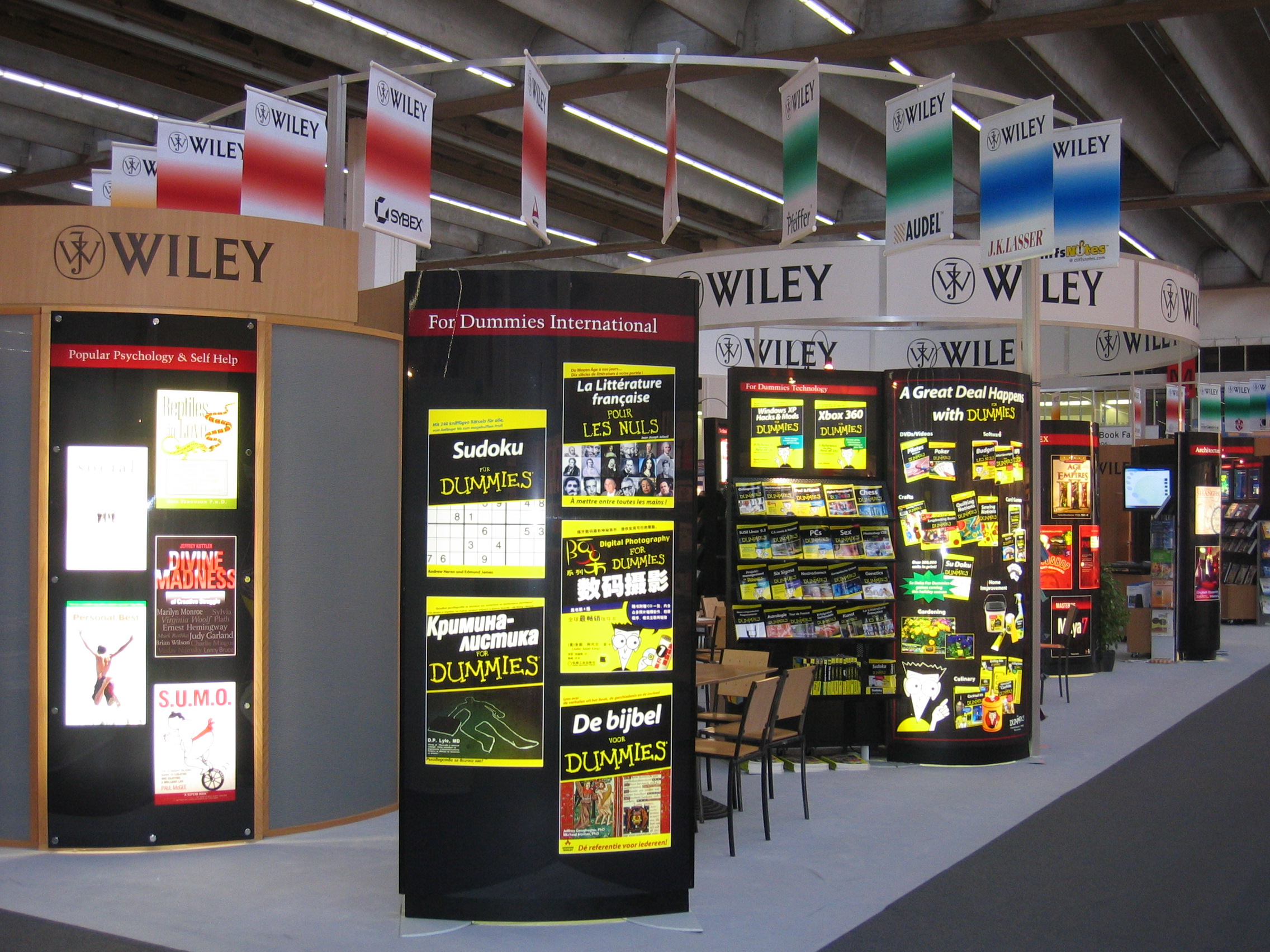 The Wiley Stand at the 2005 Frankfurt book fair