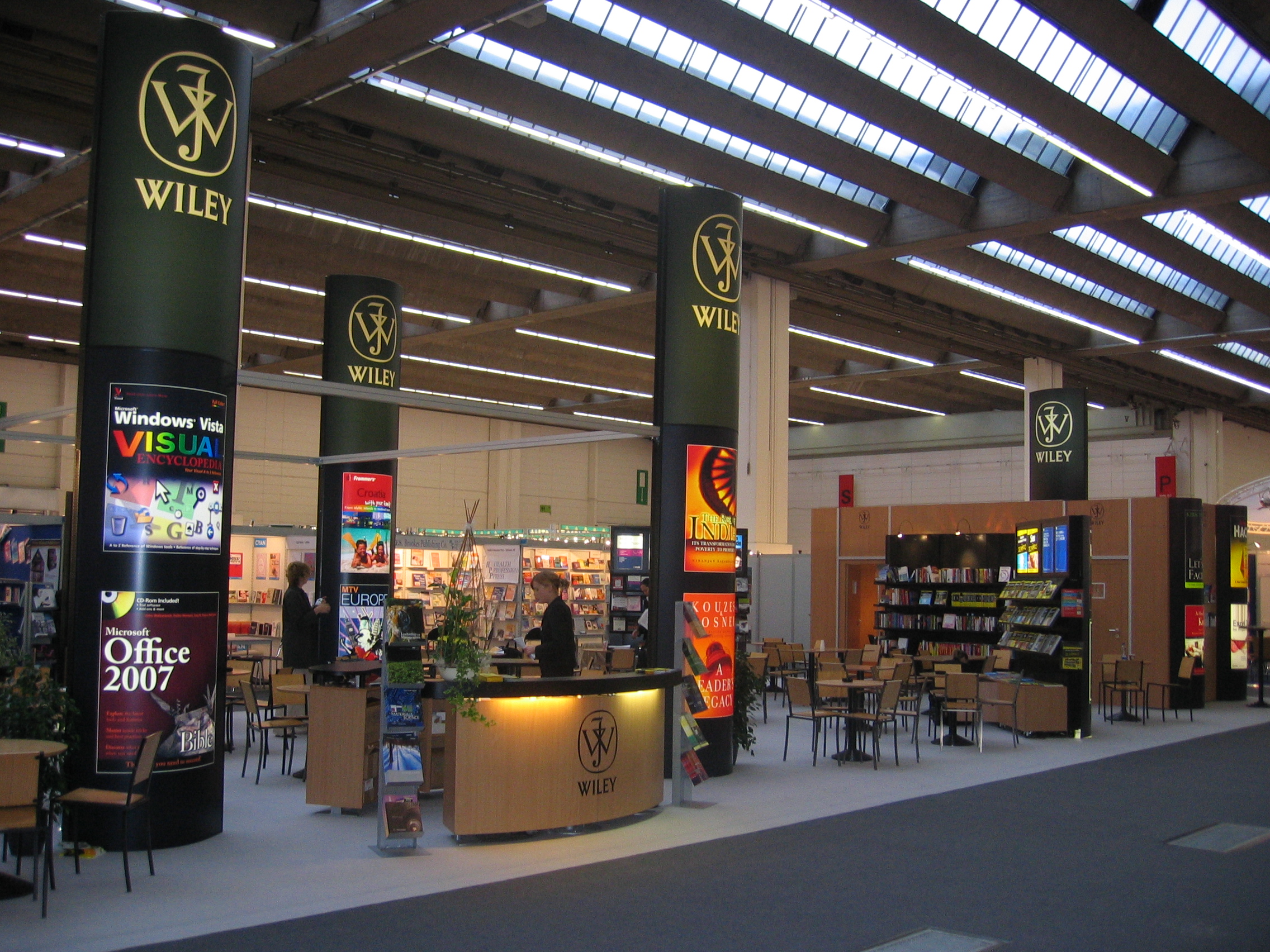 The Wiley Stand at the 2007 Frankfurt book fair