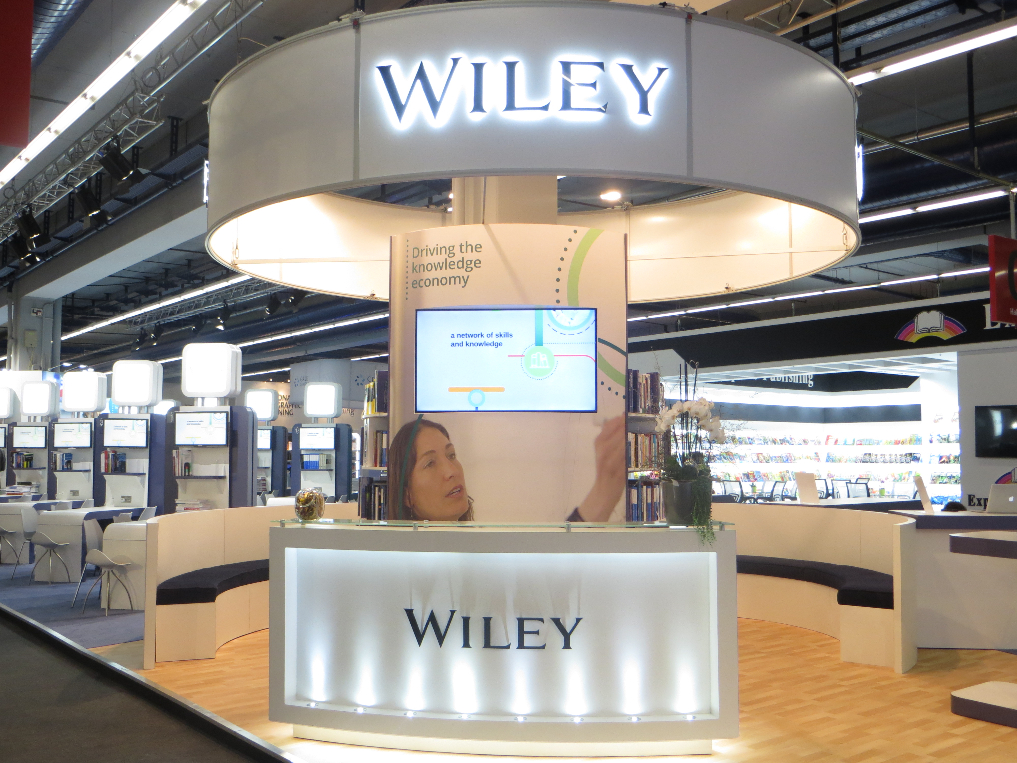 The Wiley Stand at the 2015 Frankfurt book fair