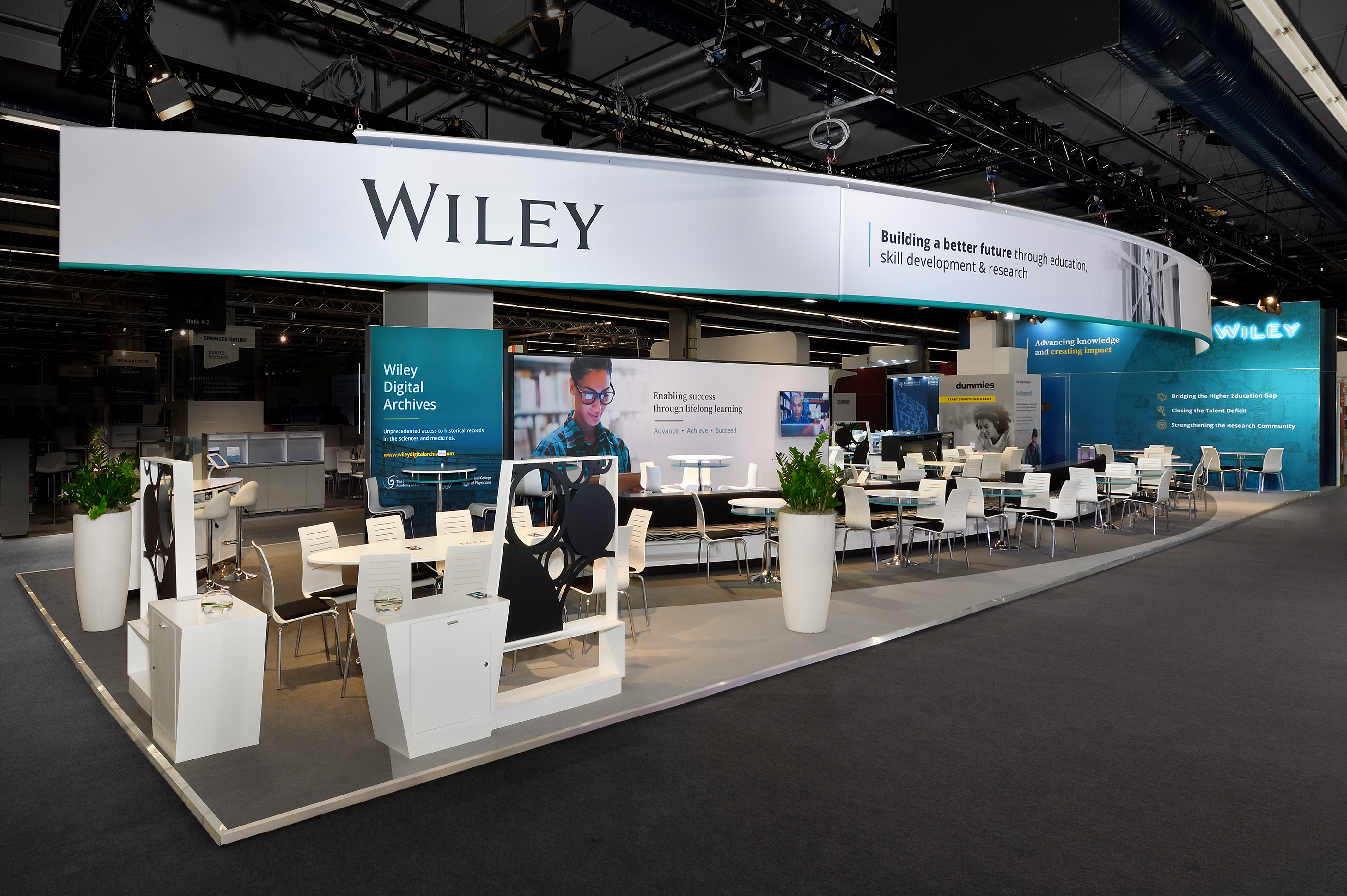 The Wiley Stand at the 2018 Frankfurt book fair