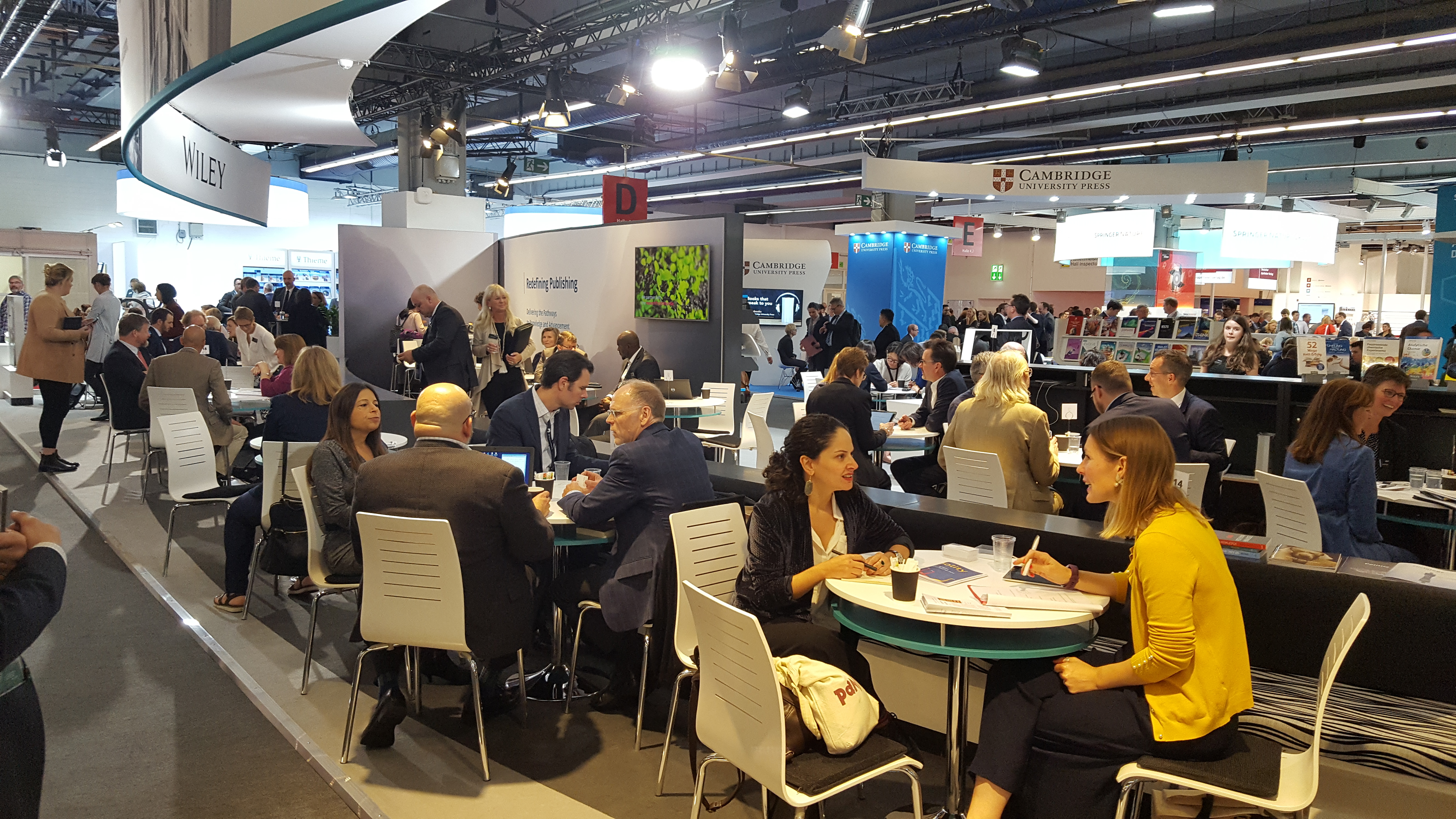 The Wiley Stand at the 2019 Frankfurt book fair