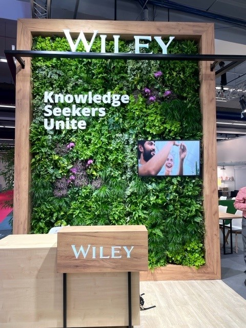 The Wiley Stand at the 2022 Frankfurt bookfair